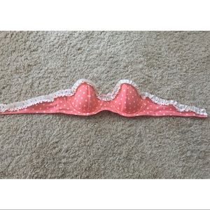 Victoria’s Secret Polka Dot Bandeau Bikini Top